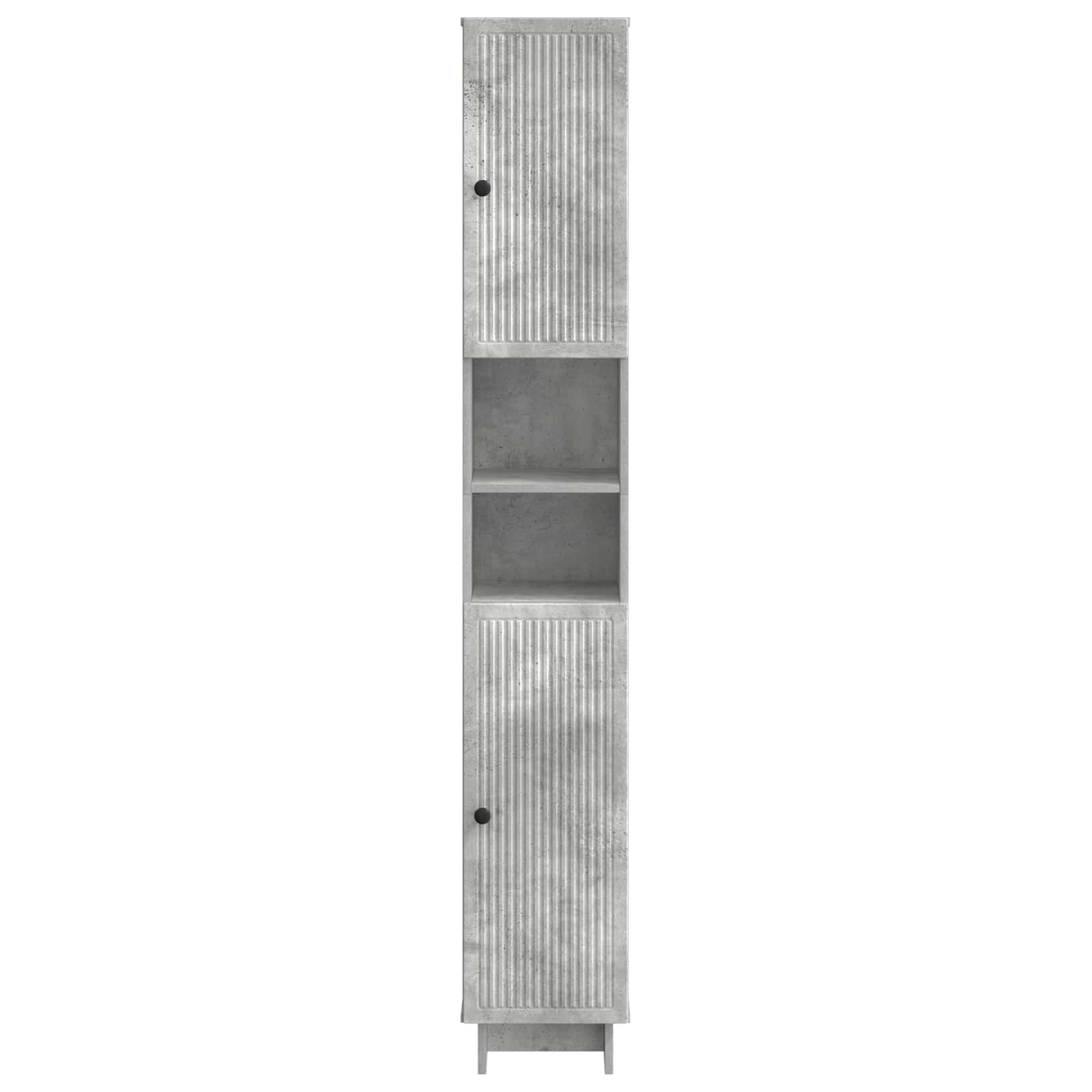 Badkamerkast met Open Plank EDE Betongrijs 30 x 31 x 190 cm