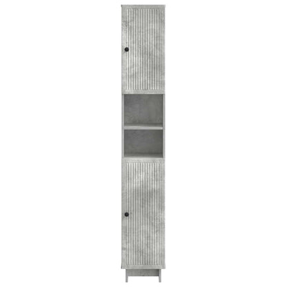 Badkamerkast met Open Plank EDE Betongrijs 30 x 31 x 190 cm