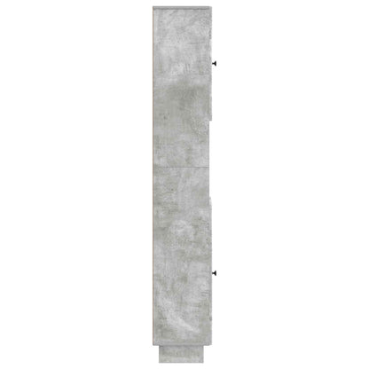 Badkamerkast met Open Plank EDE Betongrijs 30 x 31 x 190 cm