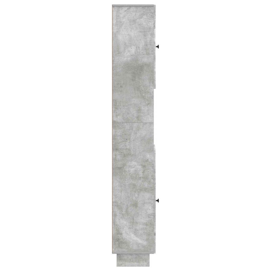 Badkamerkast met Open Plank EDE Betongrijs 30 x 31 x 190 cm