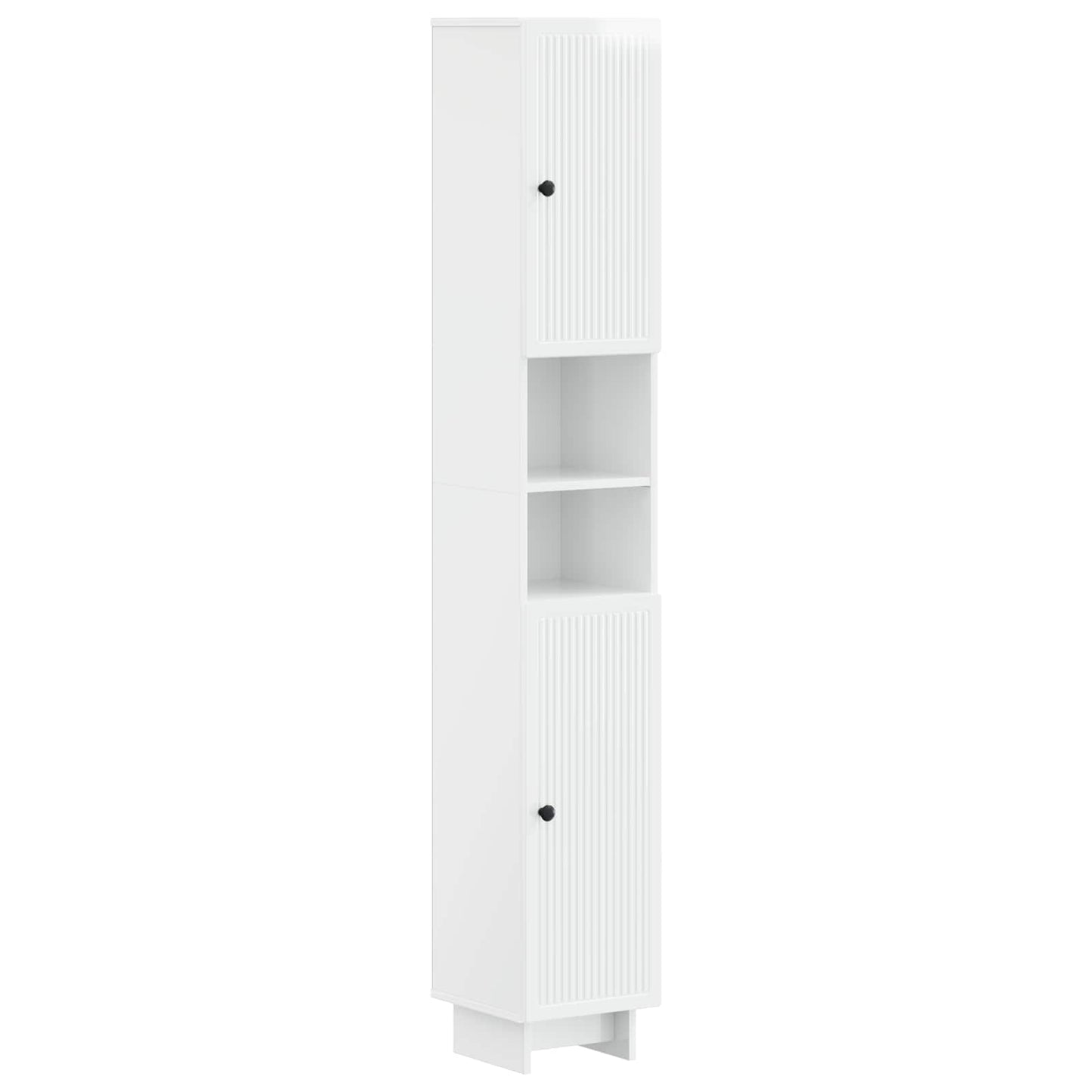 Badkamerkast met Open Plank EDE Hoogglans Wit 30 x 31 x 190 cm