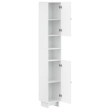 Badkamerkast met Open Plank EDE Hoogglans Wit 30 x 31 x 190 cm