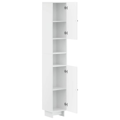Badkamerkast met Open Plank EDE Hoogglans Wit 30 x 31 x 190 cm