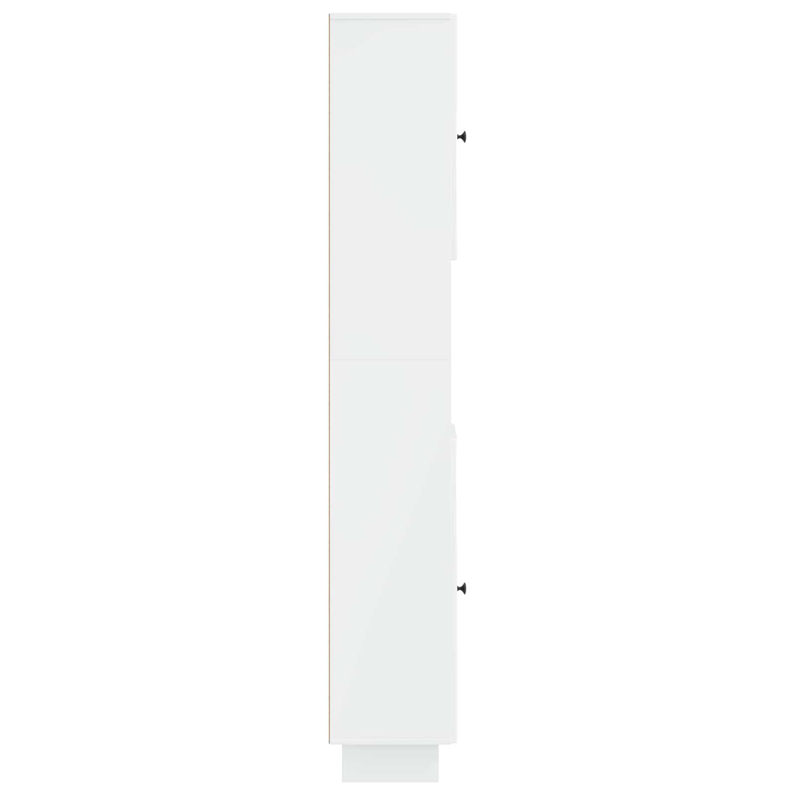 Badkamerkast met Open Plank EDE Hoogglans Wit 30 x 31 x 190 cm