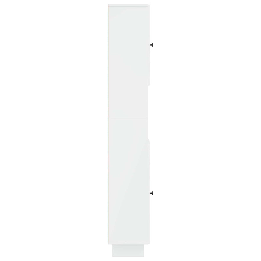 Badkamerkast met Open Plank EDE Hoogglans Wit 30 x 31 x 190 cm