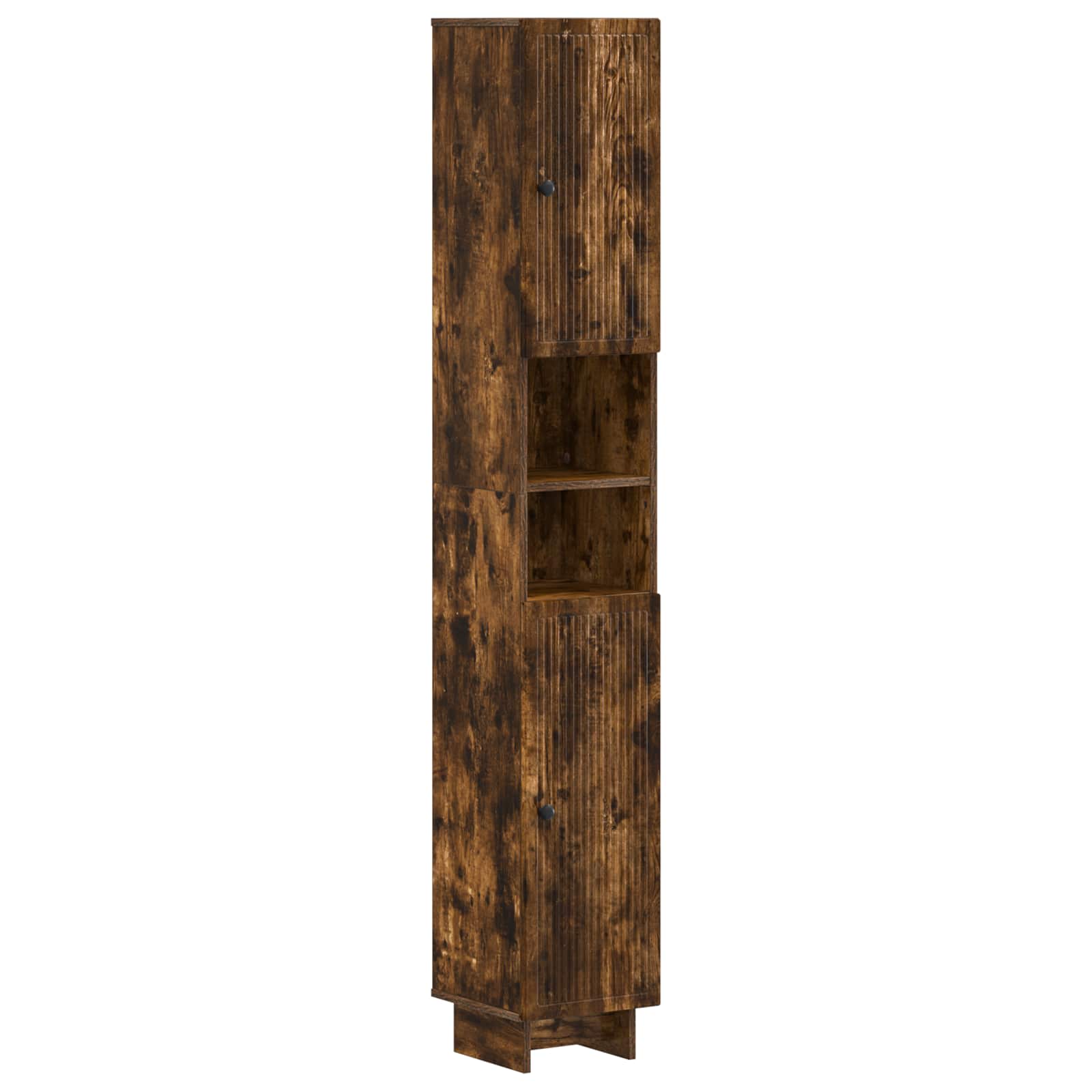 Badkamerkast met Open Plank EDE Gerookt eiken 30 x 31 x 190 cm