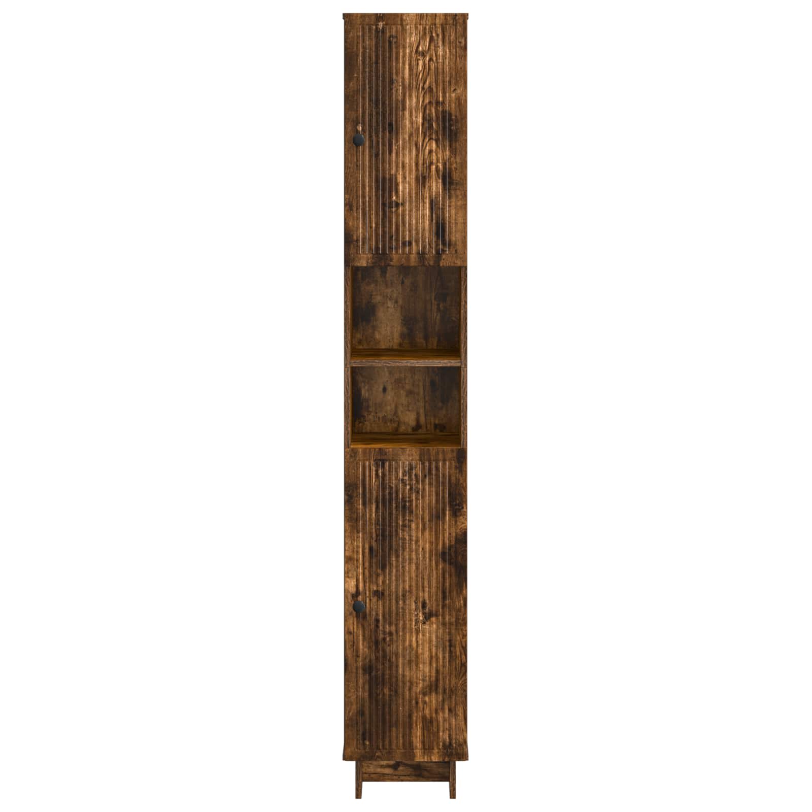 Badkamerkast met Open Plank EDE Gerookt eiken 30 x 31 x 190 cm
