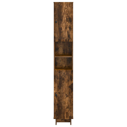 Badkamerkast met Open Plank EDE Gerookt eiken 30 x 31 x 190 cm