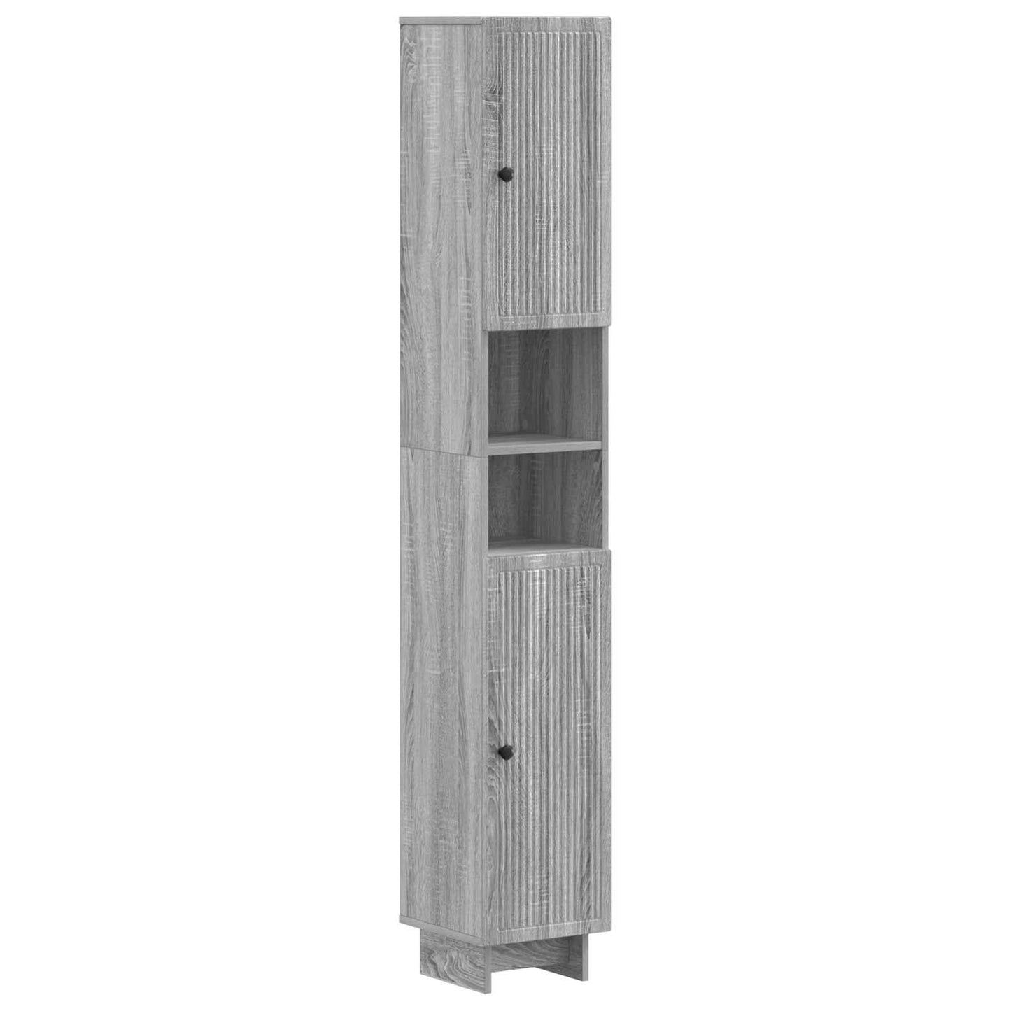 Badkamerkast met Open Plank EDE Grijs Sonoma 30 x 31 x 190 cm