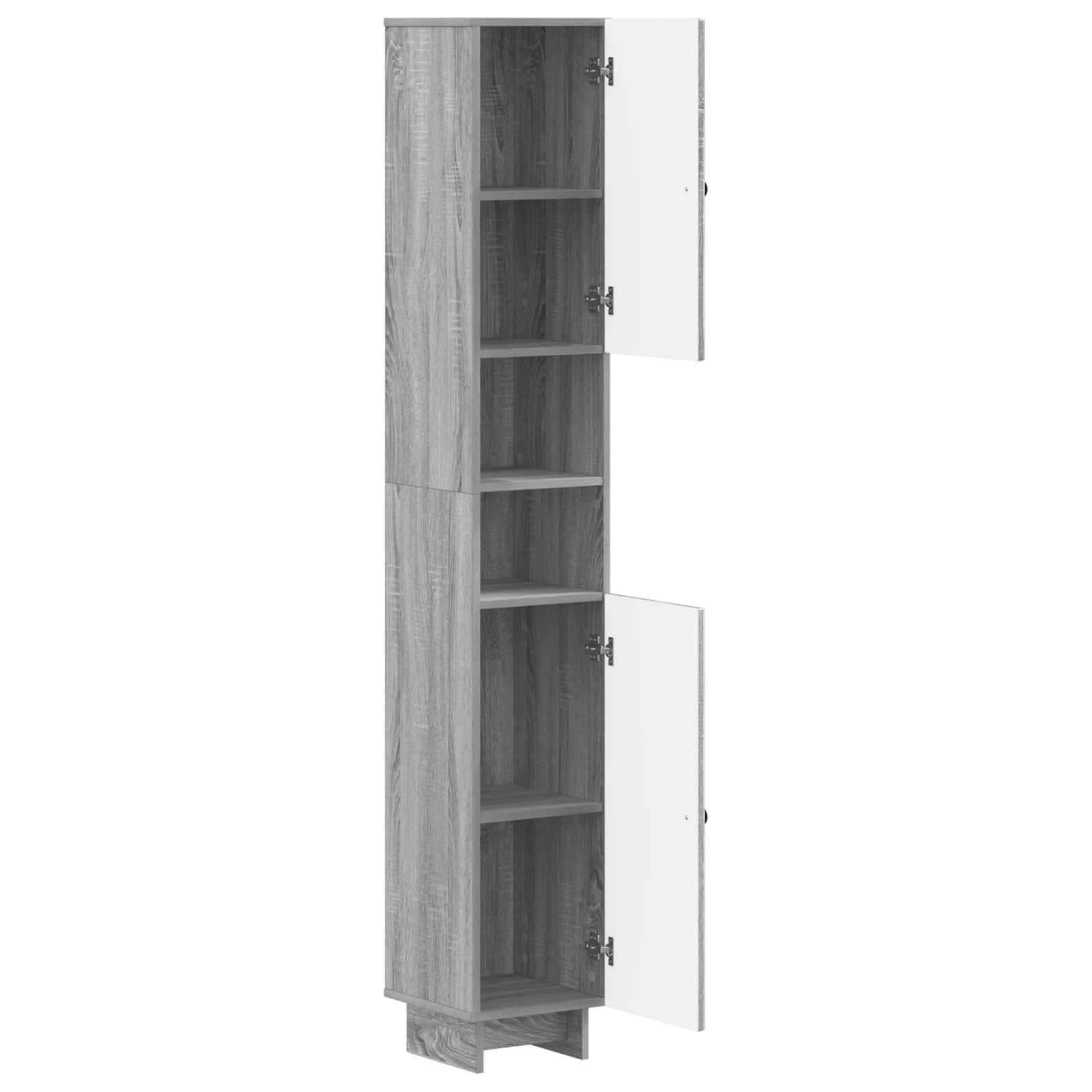 Badkamerkast met Open Plank EDE Grijs Sonoma 30 x 31 x 190 cm