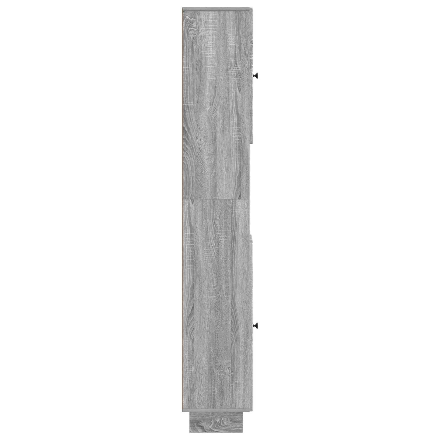 Badkamerkast met Open Plank EDE Grijs Sonoma 30 x 31 x 190 cm
