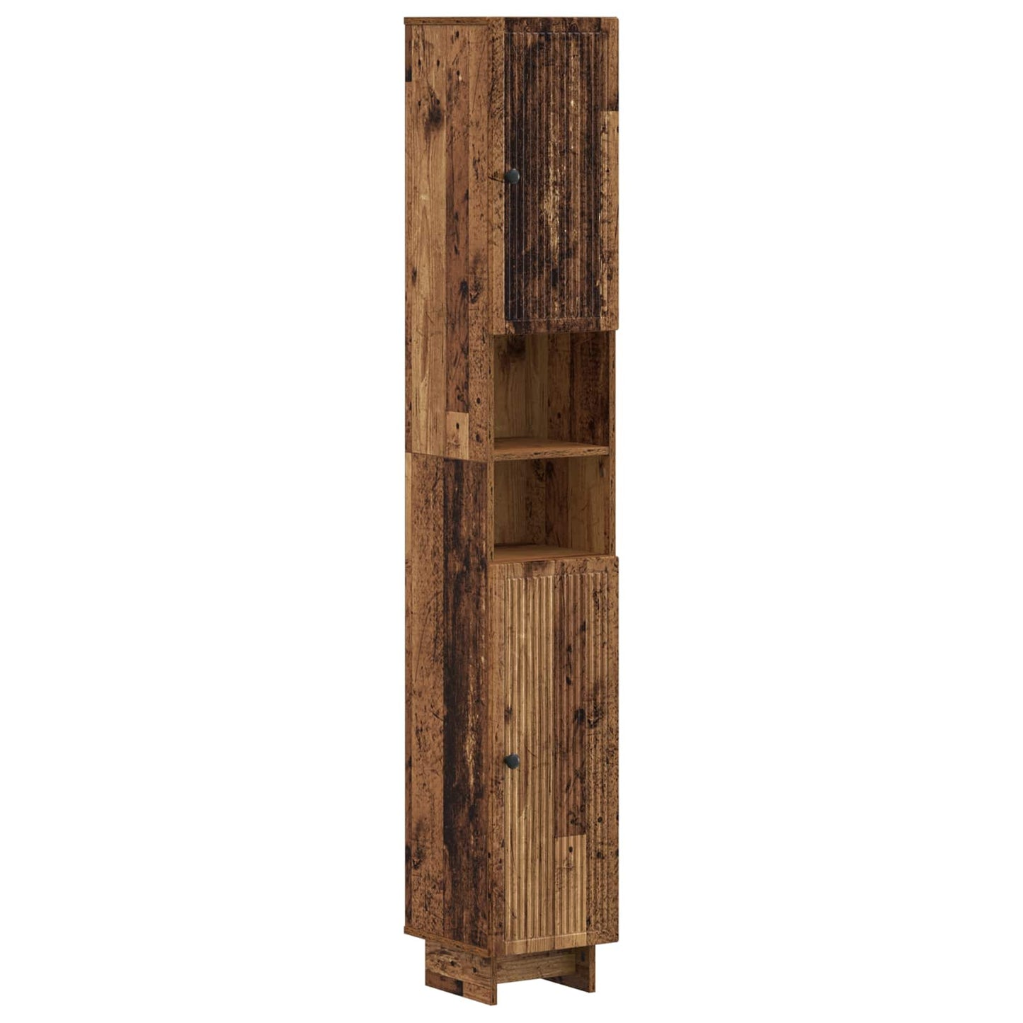 Badkamerkast met Open Plank EDE Oud hout 30 x 31 x 190 cm