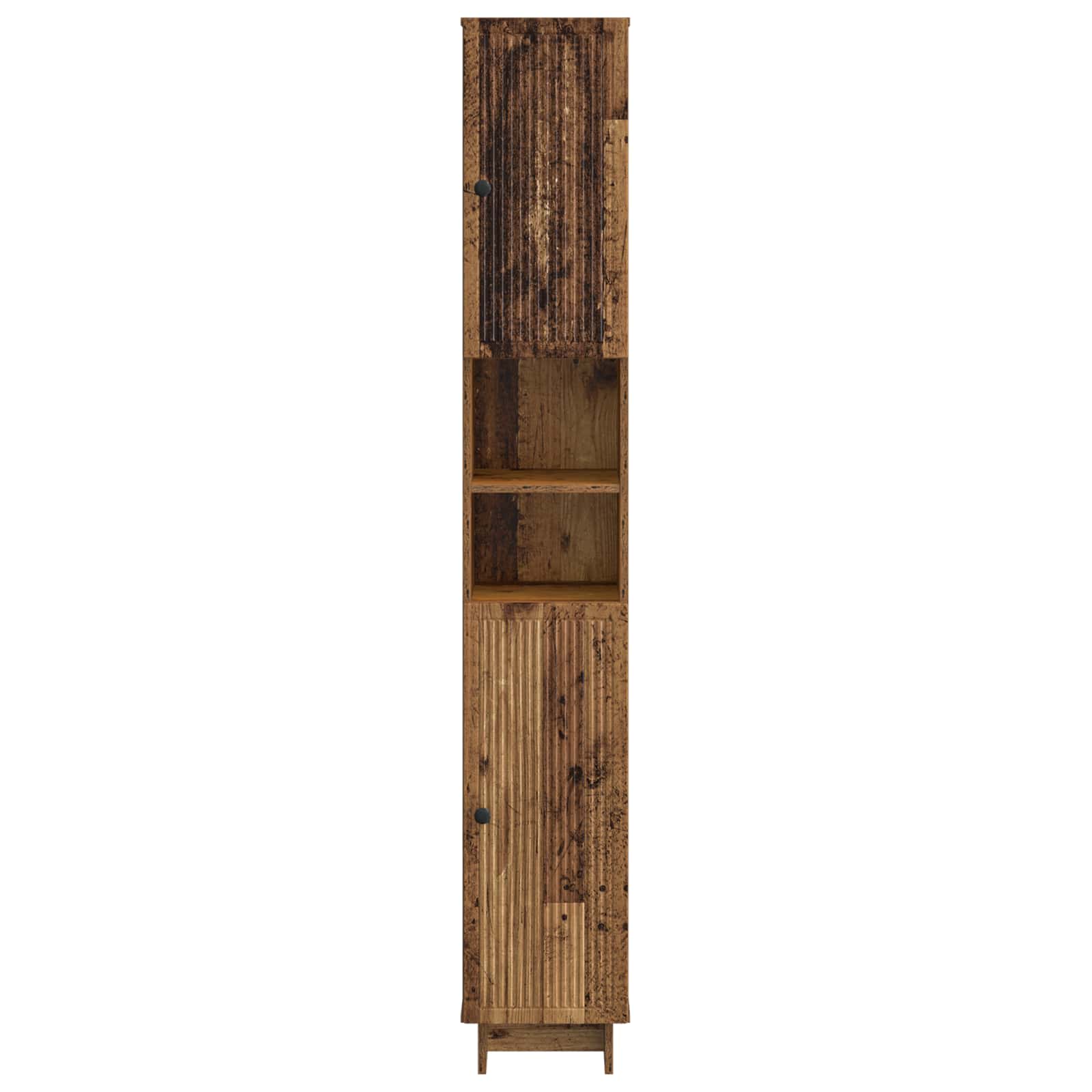 Badkamerkast met Open Plank EDE Oud hout 30 x 31 x 190 cm