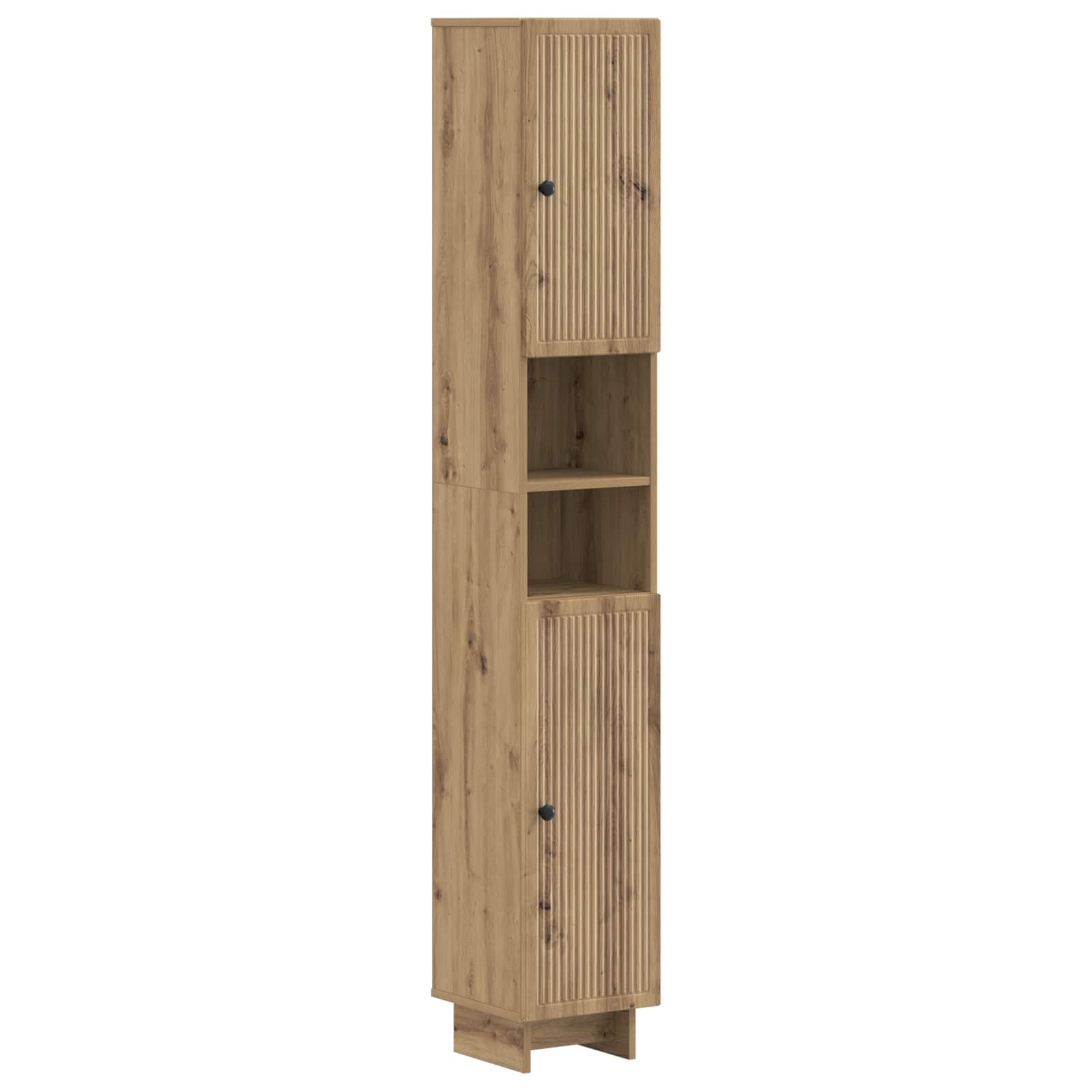 Badkamerkast met Open Plank EDE Artisanaal eiken