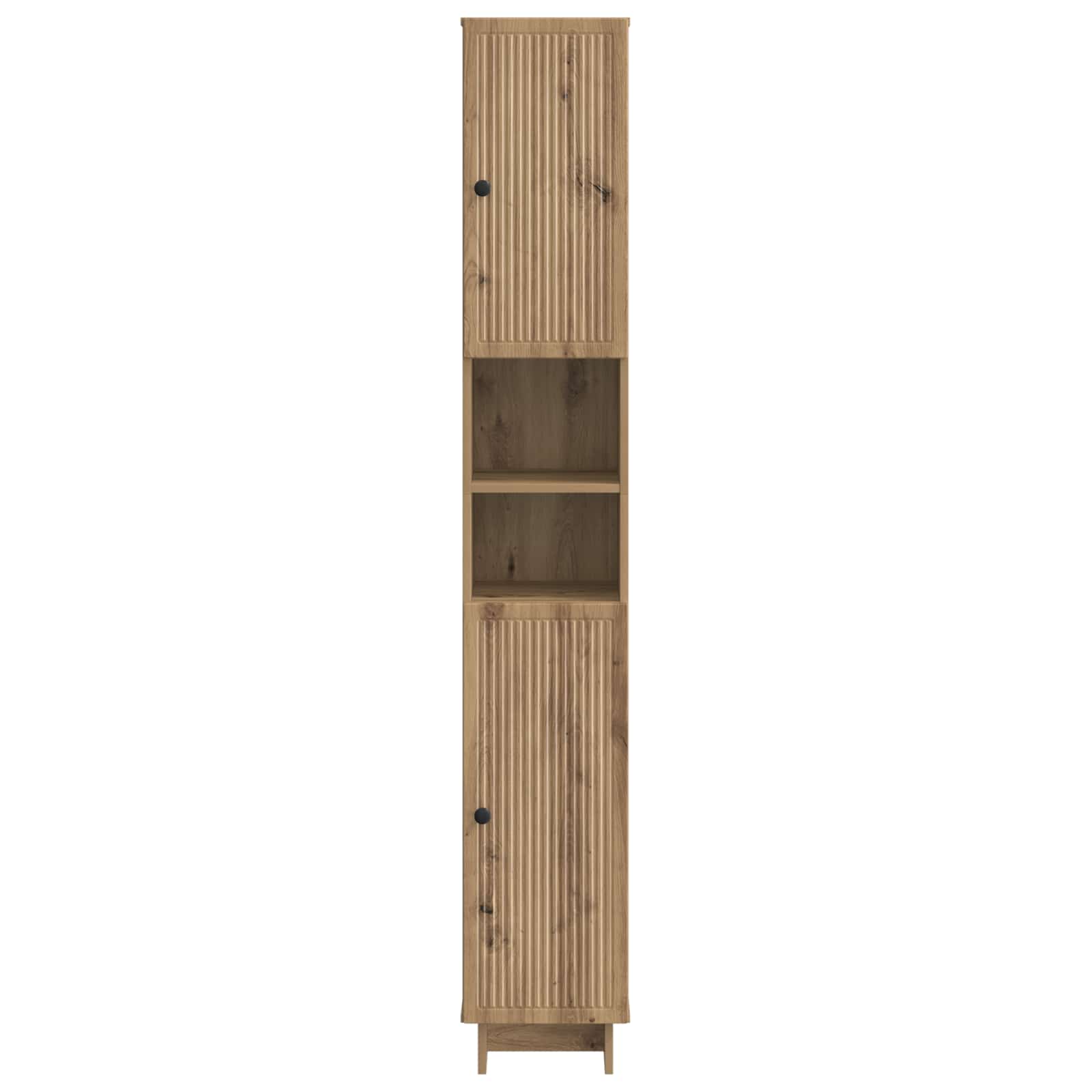 Badkamerkast met Open Plank EDE Artisanaal eiken