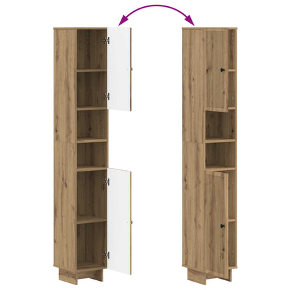 Badkamerkast met Open Plank EDE Artisanaal eiken