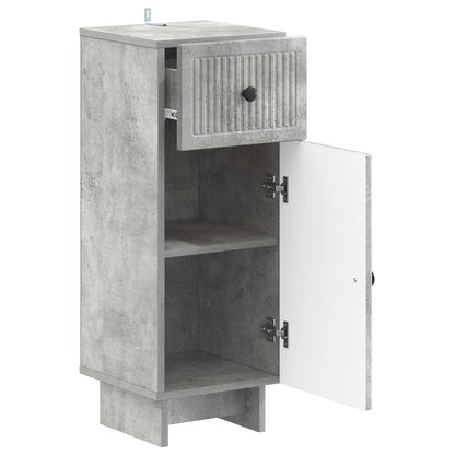 Badkamer Opbergkast EDE Betongrijs 30 x 31 x 80 cm Bewerkt hout