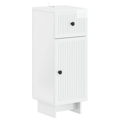 Badkamer Opbergkast EDE Hoogglans Wit 30 x 31 x 80 cm