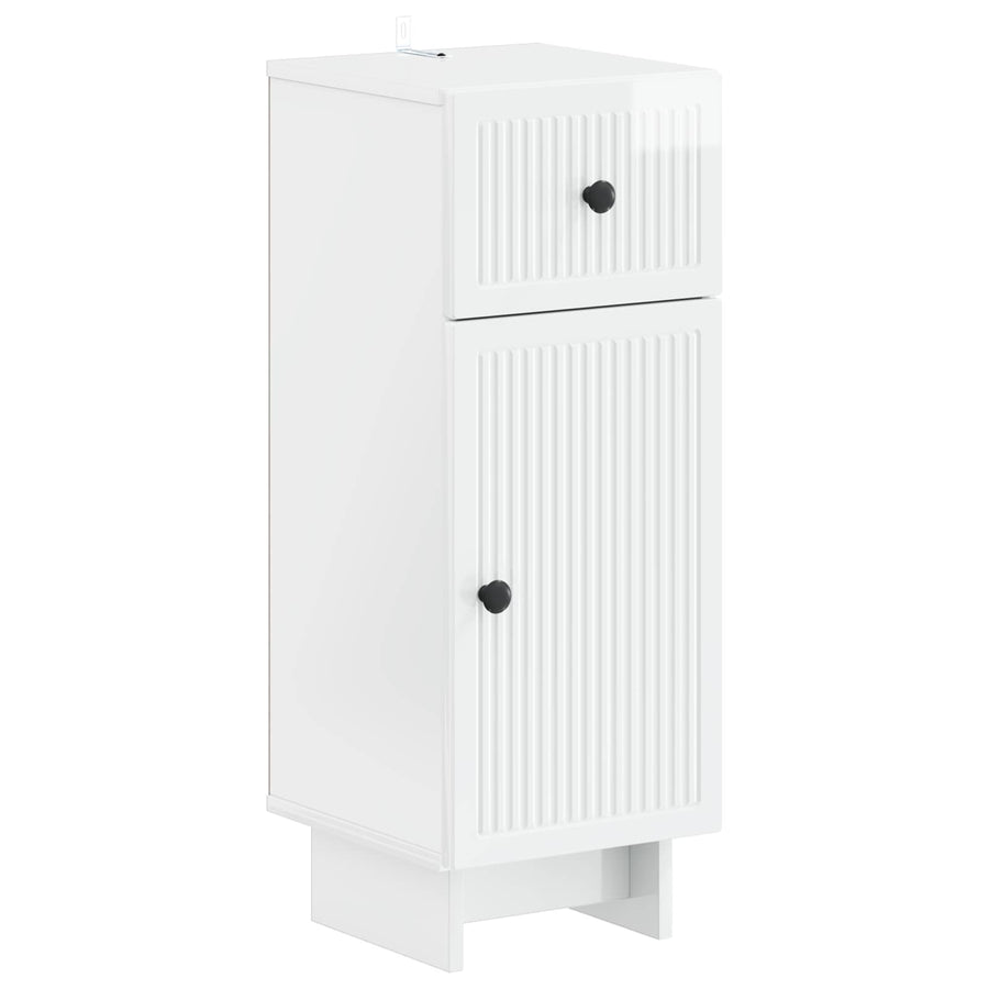 Badkamer Opbergkast EDE Hoogglans Wit 30 x 31 x 80 cm