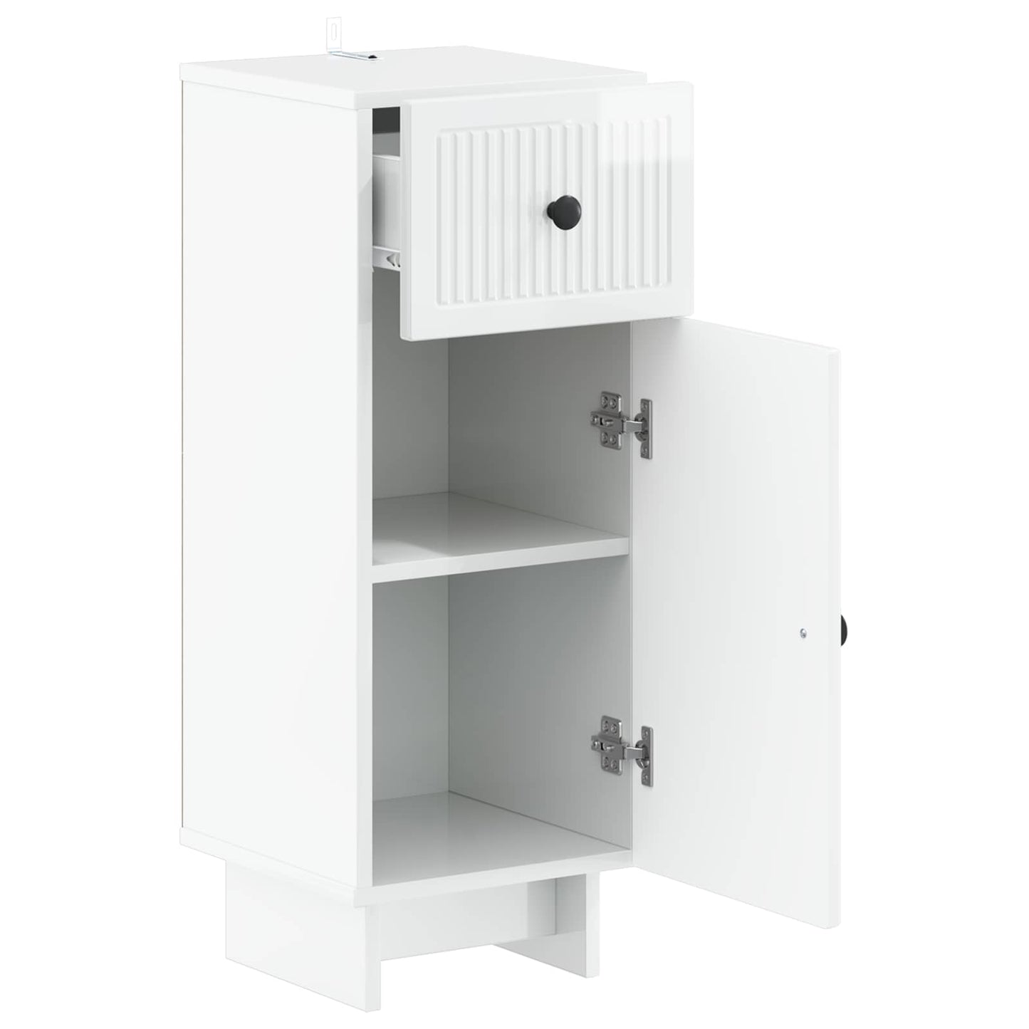 Badkamer Opbergkast EDE Hoogglans Wit 30 x 31 x 80 cm