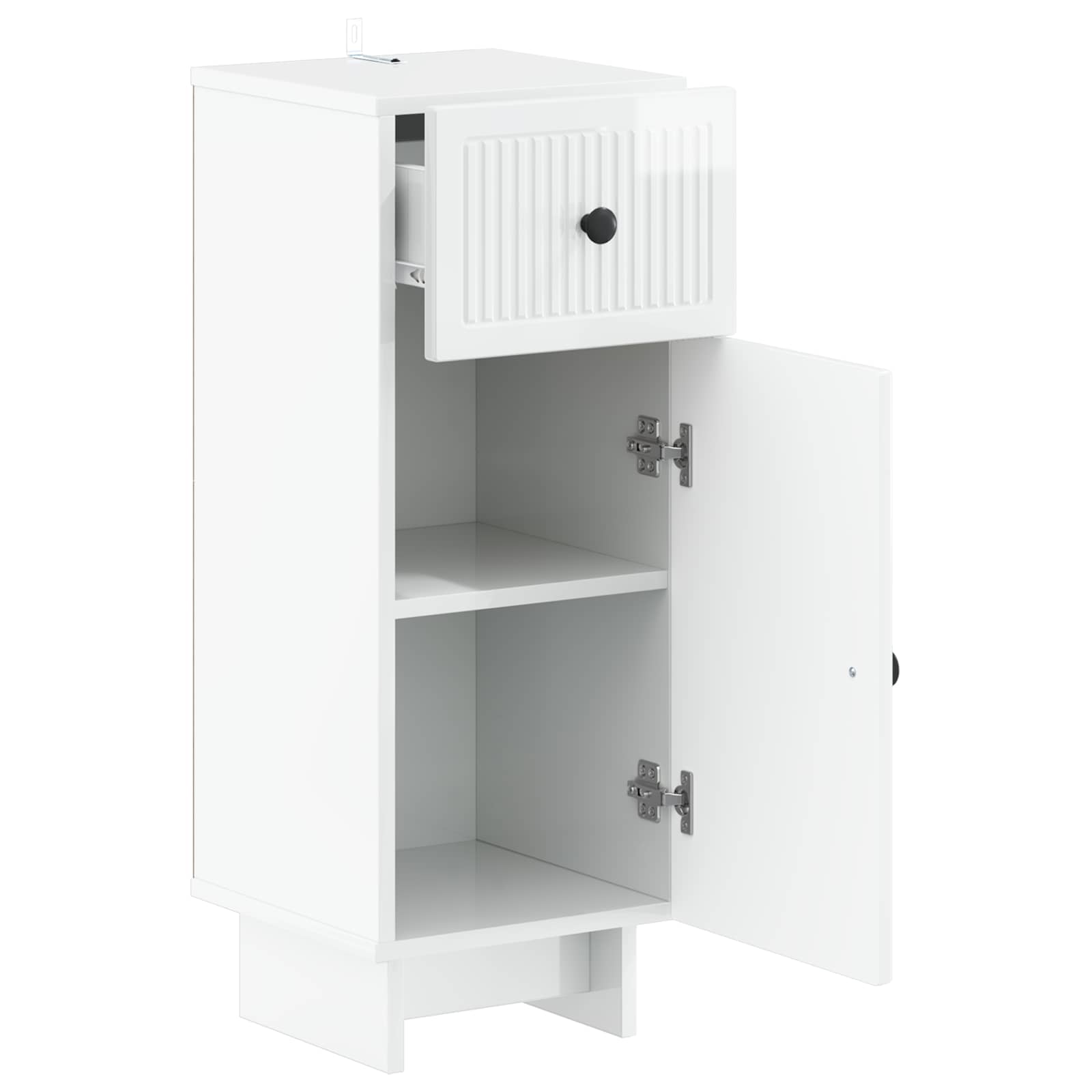Badkamer Opbergkast EDE Hoogglans Wit 30 x 31 x 80 cm