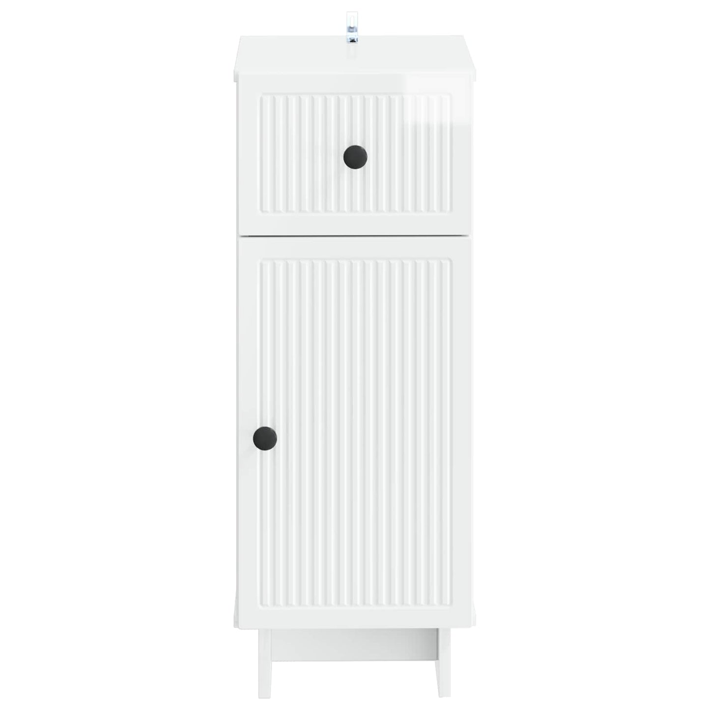 Badkamer Opbergkast EDE Hoogglans Wit 30 x 31 x 80 cm