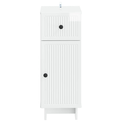 Badkamer Opbergkast EDE Hoogglans Wit 30 x 31 x 80 cm