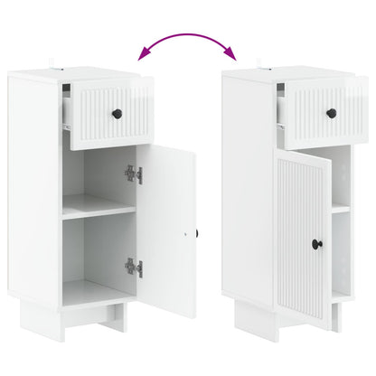 Badkamer Opbergkast EDE Hoogglans Wit 30 x 31 x 80 cm