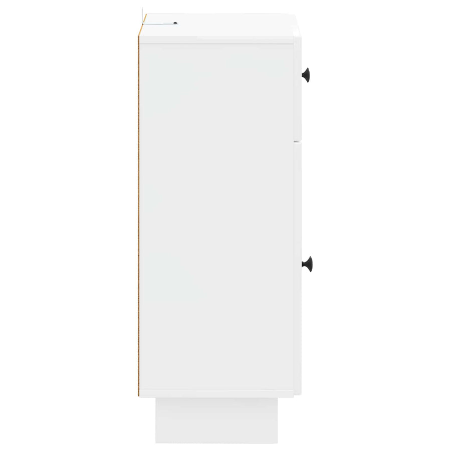 Badkamer Opbergkast EDE Hoogglans Wit 30 x 31 x 80 cm