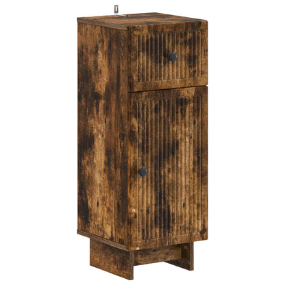 Badkamer Opbergkast EDE Gerookt eiken 30 x 31 x 80 cm