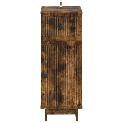 Badkamer Opbergkast EDE Gerookt eiken 30 x 31 x 80 cm