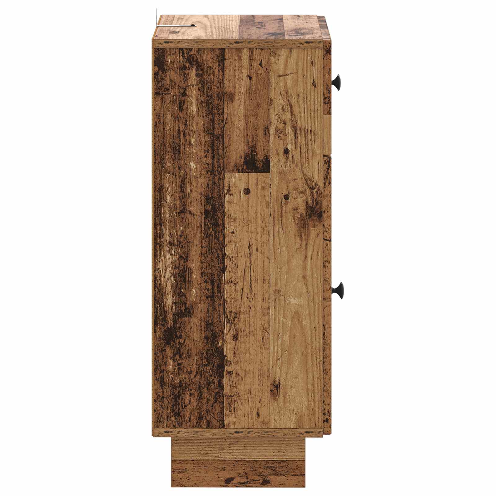 Badkamer Opbergkast EDE Oud hout 30 x 31 x 80 cm Bewerkt hout