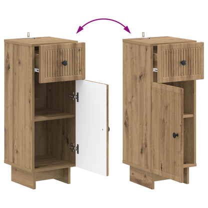 Badkamer Opbergkast EDE Artisanaal eiken 30 x 31 x 80 cm