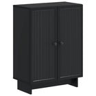 Badkamer Opbergkast EDE Zwart 59,5 x 31 x 80 cm Bewerkt hout