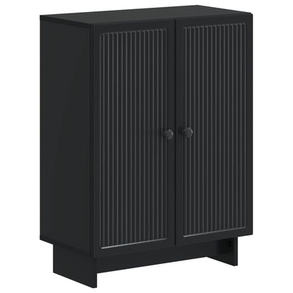 Badkamer Opbergkast EDE Zwart 59,5 x 31 x 80 cm Bewerkt hout
