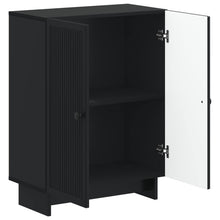 Badkamer Opbergkast EDE Zwart 59,5 x 31 x 80 cm Bewerkt hout