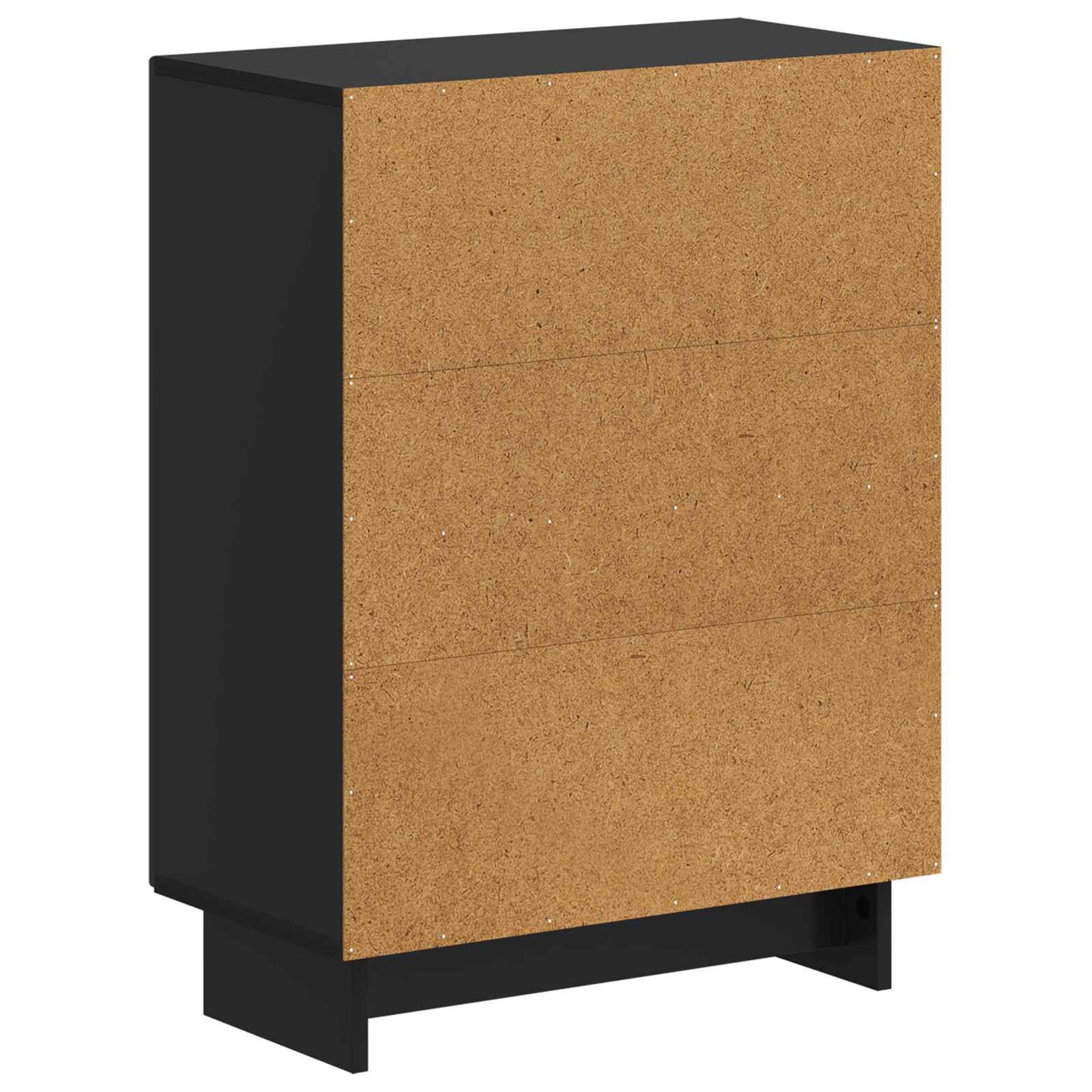 Badkamer Opbergkast EDE Zwart 59,5 x 31 x 80 cm Bewerkt hout