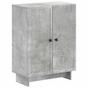 Badkamer opbergkast 59,5x31x80 cm betongrijs