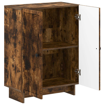 Badkamer Opbergkast EDE Gerookt eiken 59,5 x 31 x 80 cm