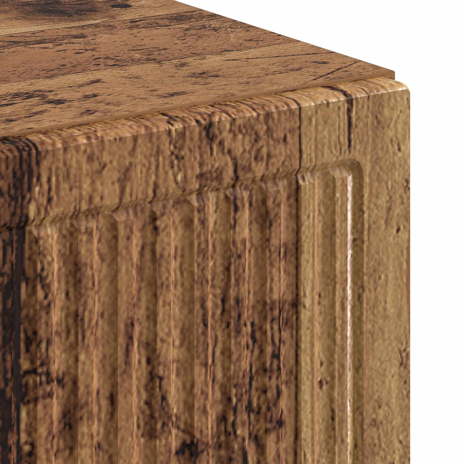 Badkamer Opbergkast EDE Oud hout 59,5 x 31 x 80 cm Bewerkt hout