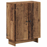 Badkamerkast EDE 59,5x31x80 cm oud hout bewerkt hout