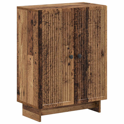 Badkamer Opbergkast EDE Oud hout 59,5 x 31 x 80 cm Bewerkt hout