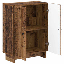 Badkamer Opbergkast EDE Oud hout 59,5 x 31 x 80 cm Bewerkt hout