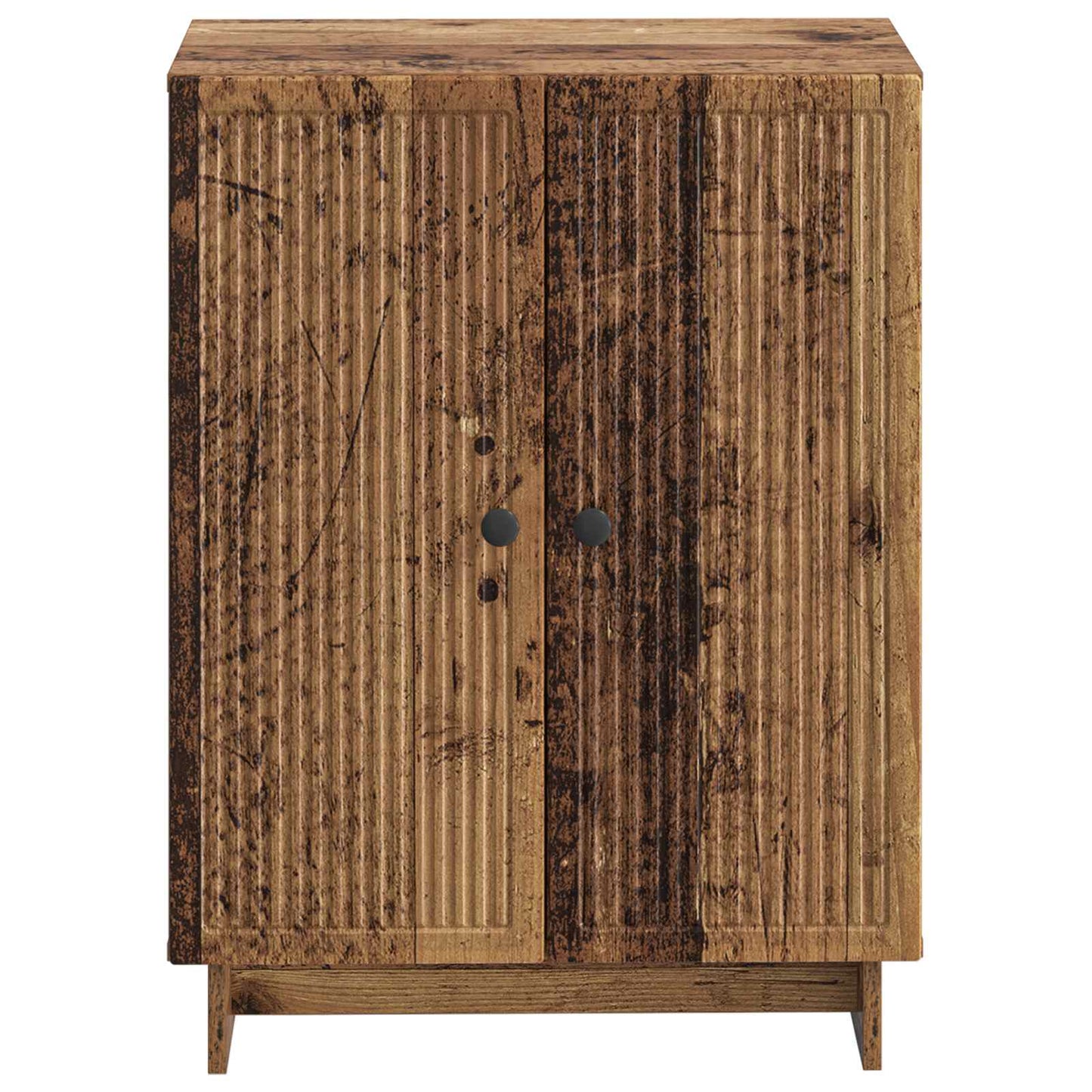Badkamer Opbergkast EDE Oud hout 59,5 x 31 x 80 cm Bewerkt hout