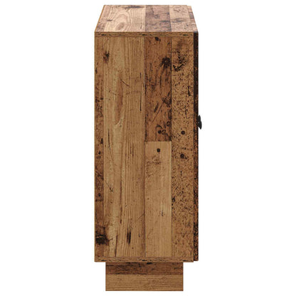 Badkamer Opbergkast EDE Oud hout 59,5 x 31 x 80 cm Bewerkt hout