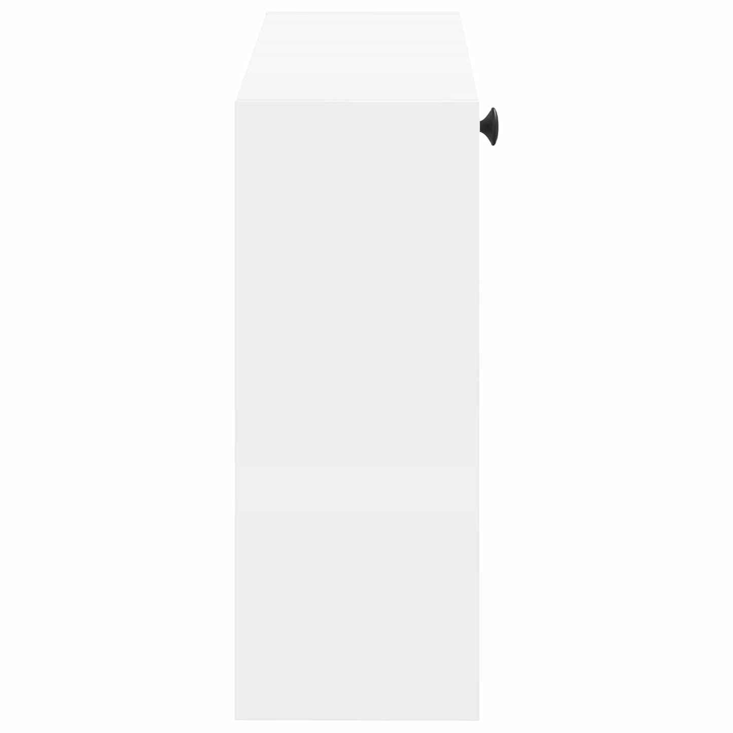 Wandgemonteerde Schoenkast EDE 71 x 17 x 43 cm Bewerkt hout Wit