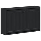 Wandgemonteerde Schoenkast EDE 71 x 17 x 43 cm Bewerkt hout