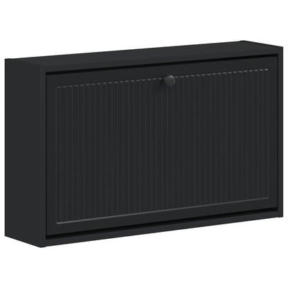 Wandgemonteerde Schoenkast EDE 71 x 17 x 43 cm Bewerkt hout