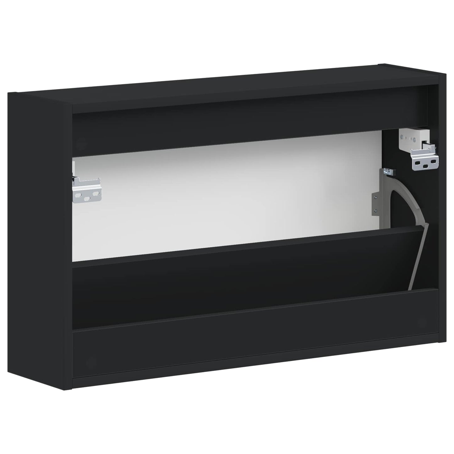 Wandgemonteerde Schoenkast EDE 71 x 17 x 43 cm Bewerkt hout