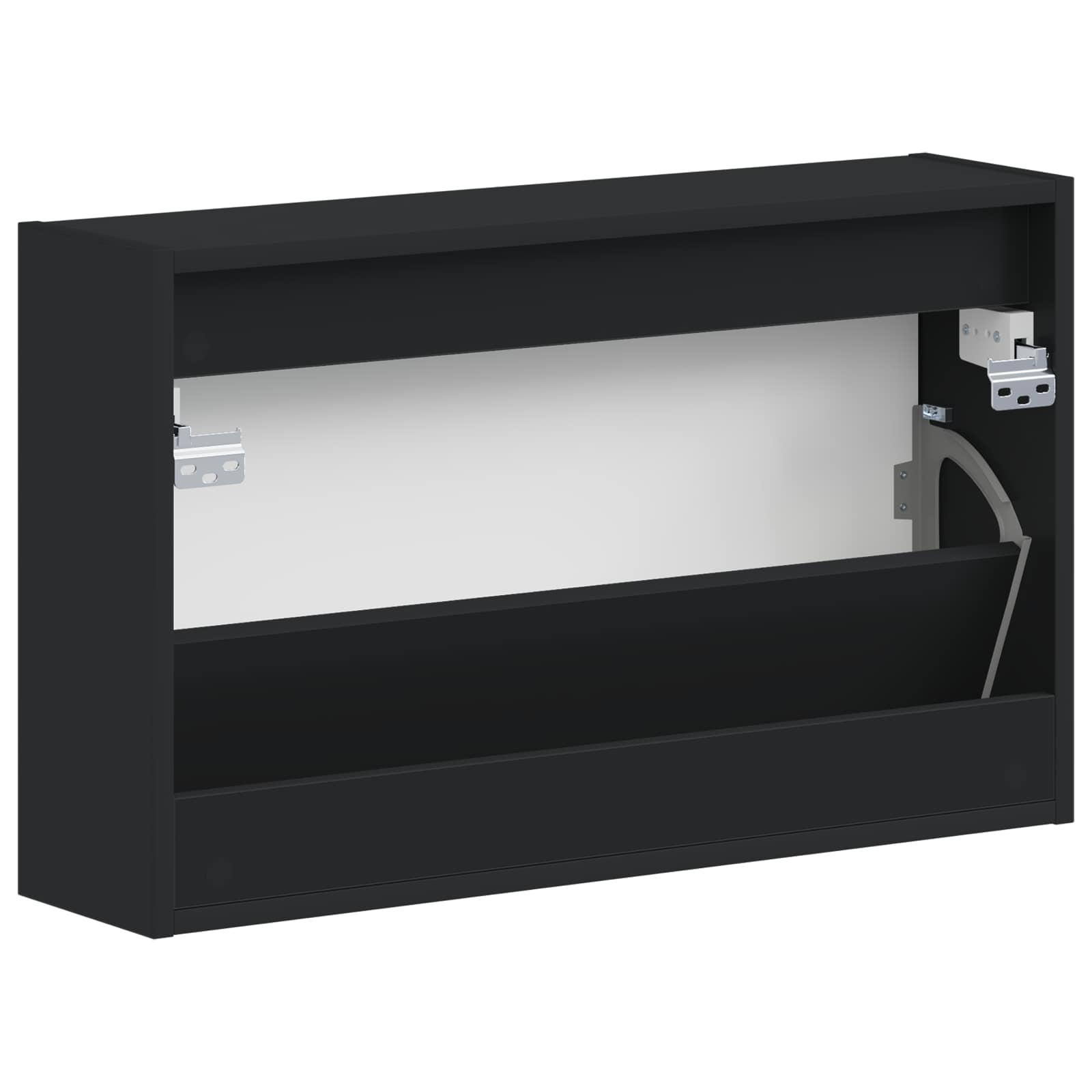 Wandgemonteerde Schoenkast EDE 71 x 17 x 43 cm Bewerkt hout
